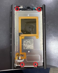 NW-A55　バッテリーの取り外し