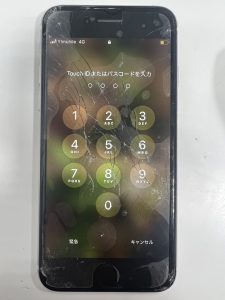 iPhoneSE2　画面交換修理前