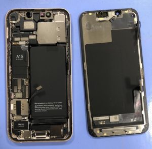 iPhone修理, iPhone13mini, バッテリー交換, 減り, スマホスピタル熊本下通店