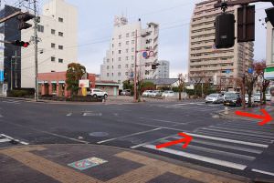 スマホスピタル佐賀駅前店道順2