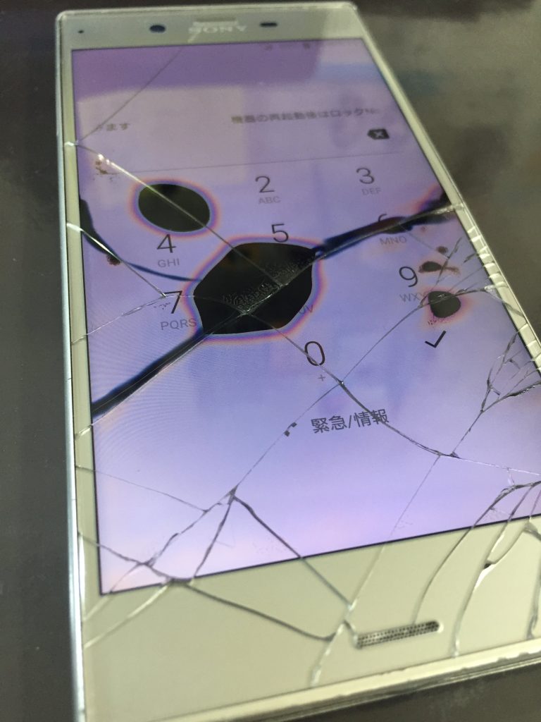 XperiaXZ 画面交換 Android スマホ 修理 高槻 大阪