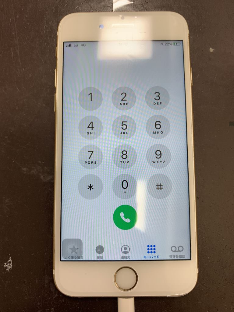 iPhone6s 画面交換修理 ガラス 液晶 高槻 スマホスピタル 大阪 水没