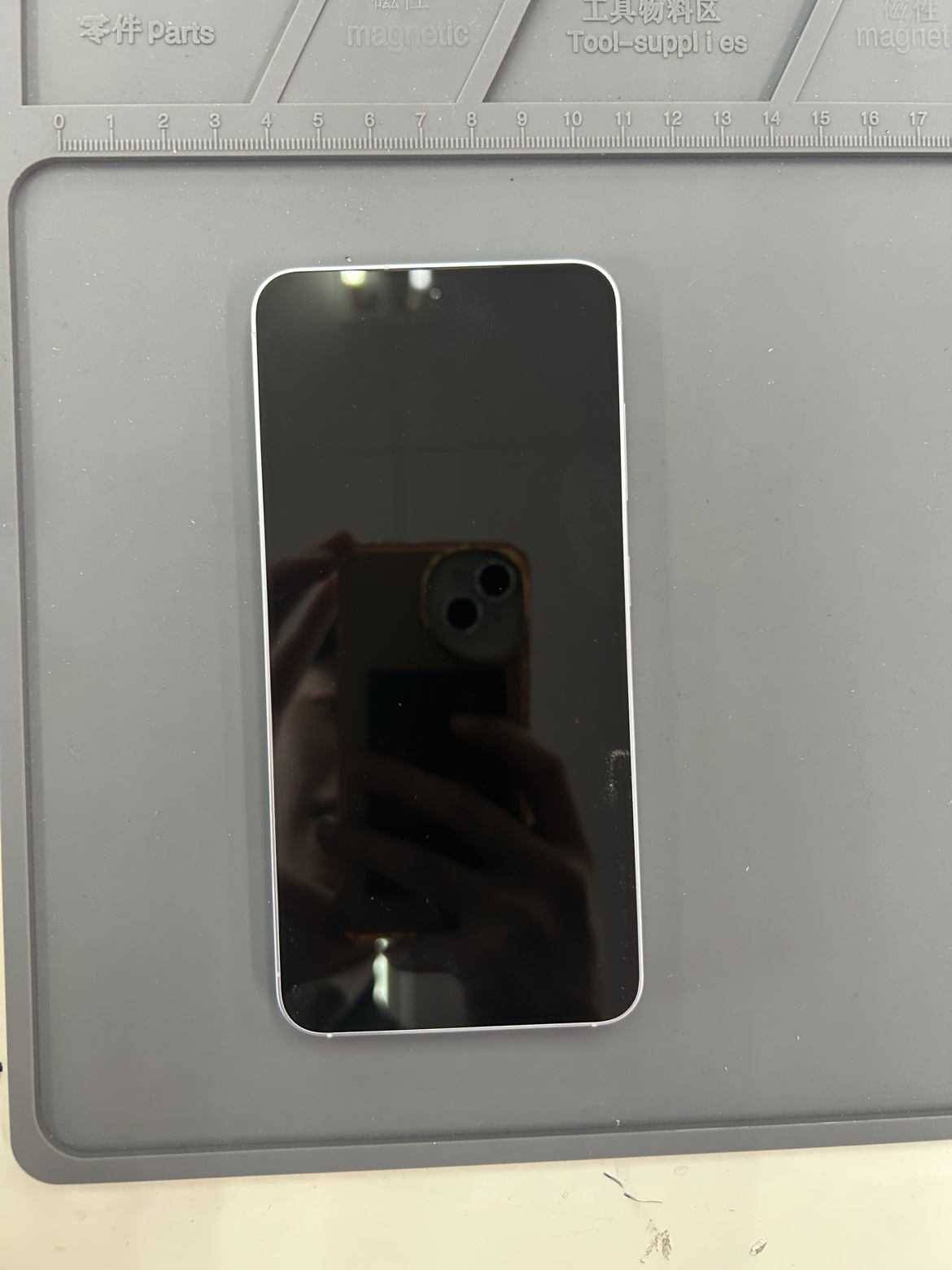 修理後(電源が入るようになり修理が完了したGALAXYS25)